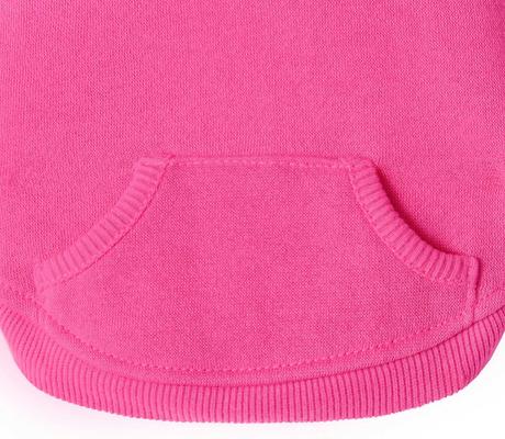 Show full view: Frisco Basic Dog & Cat Hoodie, Pink, Medium slide 6 of 11
