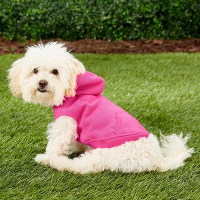 Show full view: Frisco Basic Dog & Cat Hoodie, Pink, Medium slide 8 of 11