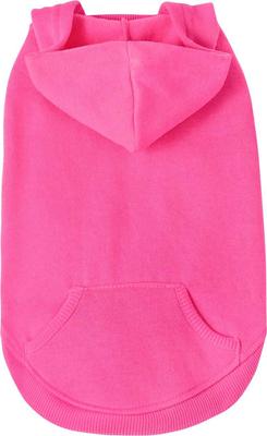Show full view: Frisco Basic Dog & Cat Hoodie, Pink, Small slide 5 of 12