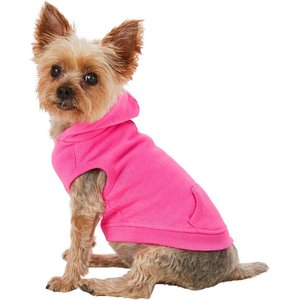 Frisco Basic Dog & Cat Hoodie, Pink, X-Small