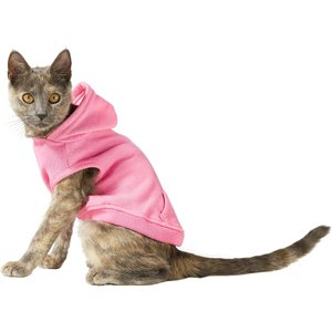 Frisco Basic Dog & Cat Hoodie, Pink, X-Small