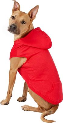 Show full view: Frisco Basic Dog & Cat Hoodie, Red, X-Large slide 3 of 10