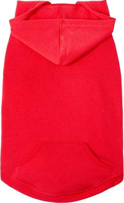 Show full view: Frisco Basic Dog & Cat Hoodie, Red, X-Large slide 4 of 10