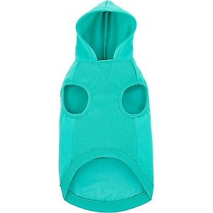 Frisco Basic Dog & Cat Hoodie, Teal, X-Large