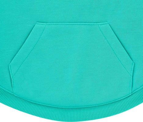 Show full view: Frisco Basic Dog & Cat Hoodie, Teal, X-Large slide 7 of 11