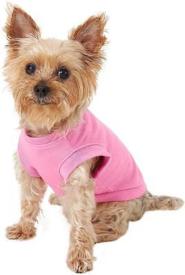 Show full view: Frisco Basic Dog & Cat T-Shirt, Pink, X-Small slide 3 of 7
