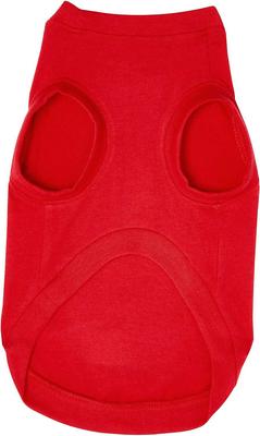 Show full view: Frisco Basic Dog & Cat T-Shirt, Red + Teal, Small slide 3 of 10