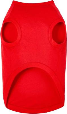 Show full view: Frisco Basic Dog & Cat T-Shirt, Red + Teal, XX-Large slide 3 of 10