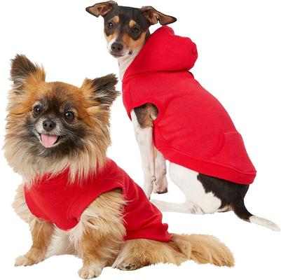 Show full view: Frisco Basic T-Shirt, Red, Small + Dog & Cat Hoodie, Red, Small slide 3 of 10