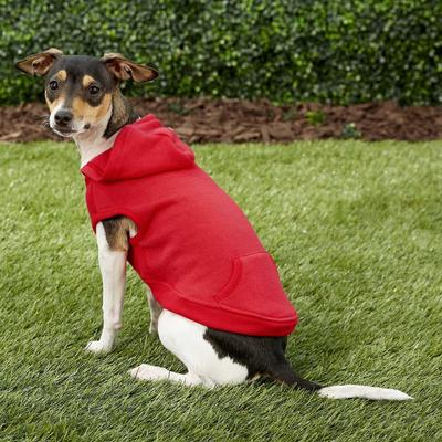 Show full view: Frisco Basic T-Shirt, Red, Small + Dog & Cat Hoodie, Red, Small slide 9 of 10