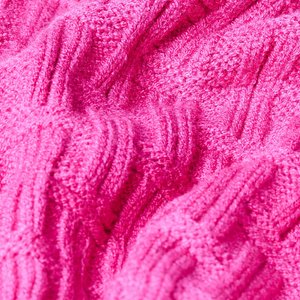 Frisco Basketweave Dog & Cat Turtleneck Sweater, Pink, Medium