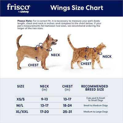Show full view: Frisco Bat Wings Dog & Cat Costume, X-Small/Small slide 2 of 8