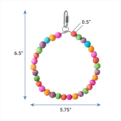 Show full view: Frisco Beaded Halo Bird Toy slide 2 of 6