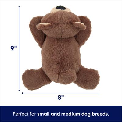 Show full view: Frisco Bear Plush Squeaky Dog Toy, Small/Medium slide 2 of 7