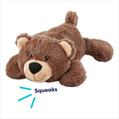 Show full view: Frisco Bear Plush Squeaky Dog Toy, Small/Medium slide 3 of 7