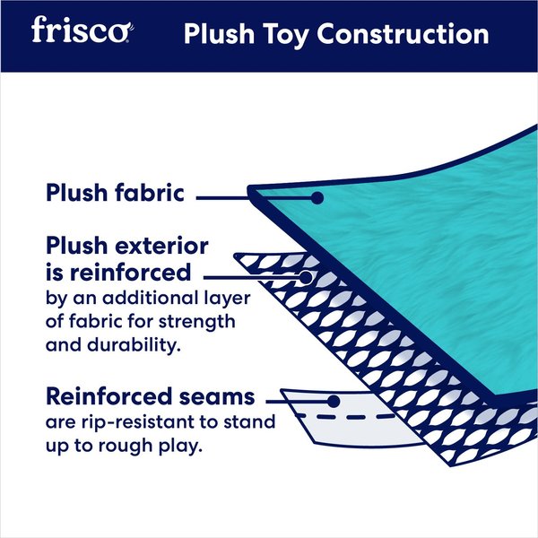 Frisco Bear Plush Squeaky Dog Toy