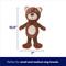 Show in main carousel: Frisco Bear Plush Squeaky Dog Toy, Small/Medium slide 3 of 8