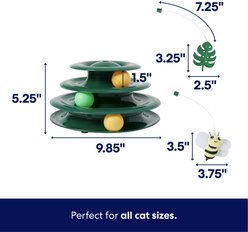 Frisco Bee & Leaf Cat Tracks Cat Toy with Catnip slide 2 of 5