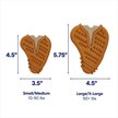 Show in main carousel: Frisco Beef Flavored Steak Rubber & Nylon Chew Dog Toy for Heavy Chewers, Large/X-Large slide 2 of 9