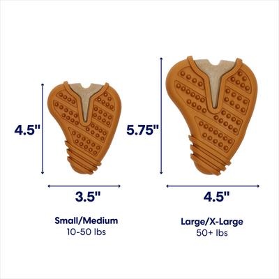 Show full view: Frisco Beef Flavored Steak Rubber & Nylon Chew Dog Toy for Heavy Chewers, Large/X-Large slide 2 of 9