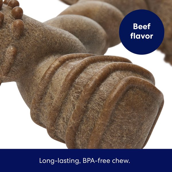 Show full view: Frisco Beef Flavored Twist Bone Nylon Chew Dog Toy for Heavy Chewers, Large slide 3 of 10