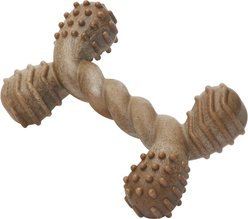 Frisco Beef Flavored Twist Bone Nylon Chew Dog Toy for Heavy Chewers, Medium