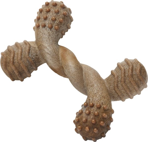 Frisco Beef Flavored Twist Bone Nylon Chew Dog Toy for Heavy Chewers