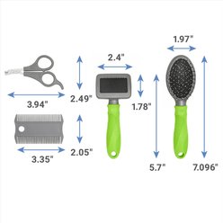 Frisco Beginner Grooming Kit for Dogs & Cats, 4 count slide 2 of 9
