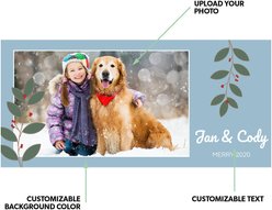 Frisco Berry Garland White Personalized Coffee Mug, 11-oz slide 2 of 4