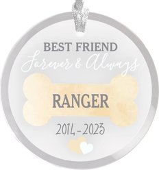 Frisco "Best Friend" Round Shaped Personalized Ornament