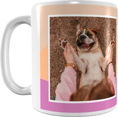 Show full view: Frisco "Best Friends Fur-Ever" White Personalized Coffee Mug, 11-oz slide 3 of 6
