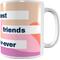 Show in main carousel: Frisco "Best Friends Fur-Ever" White Personalized Coffee Mug, 11-oz slide 5 of 6