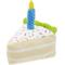 Show in main carousel: Frisco Birthday Cake Slice Plush Squeaky Dog Toy, Small/Medium slide 1 of 7