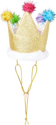 Show full view: Frisco Birthday Glitter Crown Dog & Cat Hat, Medium/Large slide 4 of 8