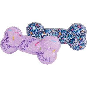 Frisco Vanilla Flavored Cupcake Rubber Chew Dog Toy for Heavy Chewers