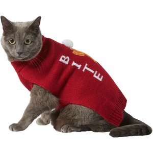 Barefoot Dreams CozyChic Skull Dog Sweater, Carbon/Almond