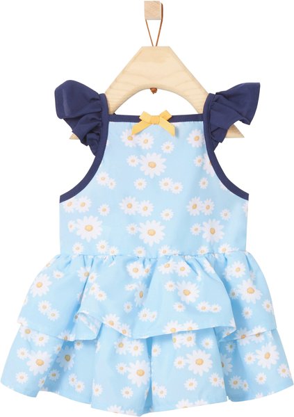 Show full view: Frisco Blue Daisies Dog & Cat Dress, XX-Large slide 3 of 9