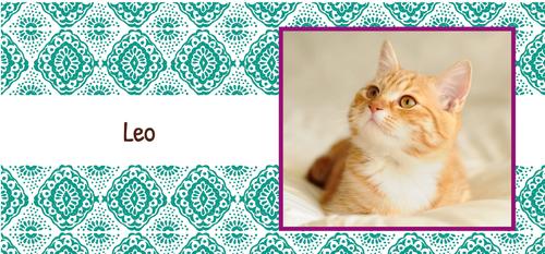 Show full view: Frisco Boho Damask White Personalized Coffee Mug, 15-oz slide 4 of 7