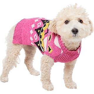 Frisco Bold Nordic V-Neck Dog & Cat Sweater, Medium slide 1 of 8