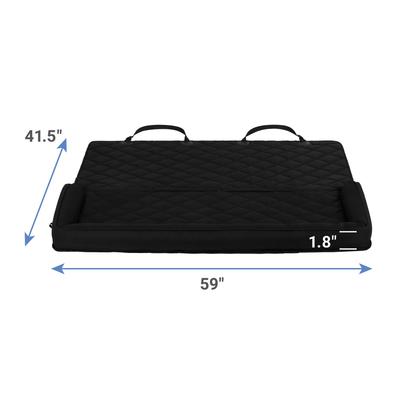 Show full view: Frisco Bolster Bench Car Seat Cover, Large, Black slide 2 of 9