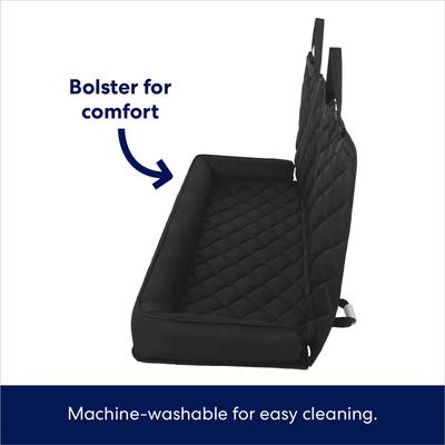Show full view: Frisco Bolster Bench Car Seat Cover, Large, Black slide 3 of 9