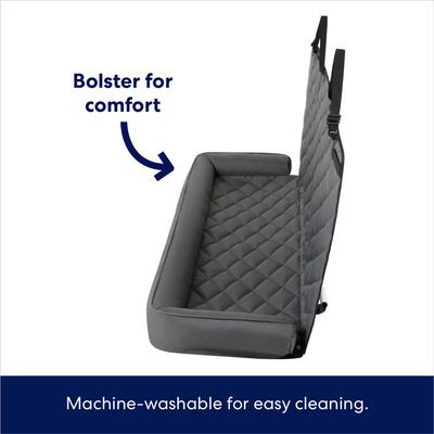 Show full view: Frisco Bolster Bench Car Seat Cover, Large, Gray slide 3 of 9