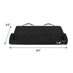Frisco Bolster Bench Car Seat Cover, X-Large, Black slide 2 of 7