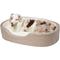 Show in main carousel: Frisco Bolster Cat & Dog Bed, Beige, X-Large slide 3 of 9