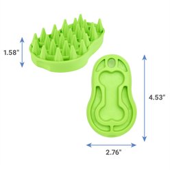 Frisco Bone Dog Curry Brush slide 2 of 4