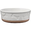 Frisco Bones Non-skid Ceramic Dog & Cat Bowl, Medium: 4 cup, 1 count