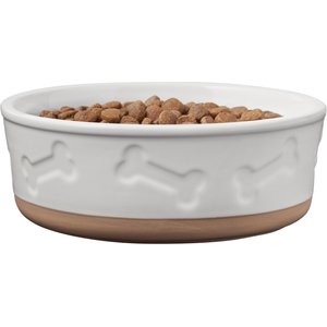 Frisco Bones Non-skid Ceramic Dog & Cat Bowl, Medium: 4 cup, 1 count