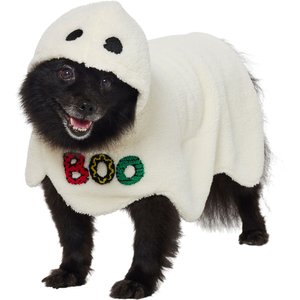 Frisco Boo-Tastic Ghost Dog & Cat Costume Cape, Medium