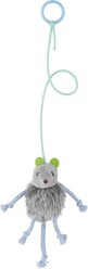 Frisco Bouncy Mouse Plush Teaser Cat Toy with Catnip, Blue