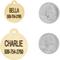 Show in main carousel: Frisco Brass Personalized Dog & Cat ID Tag, Round, Regular slide 4 of 6